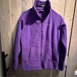 Ladies Columbia Purple Fleece Jacket